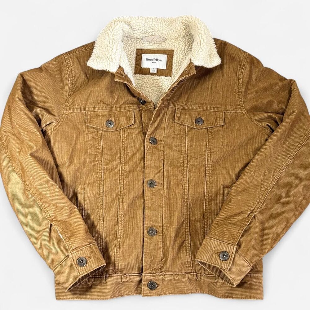 Goodfellow-co Men's Brown and Tan Jacket